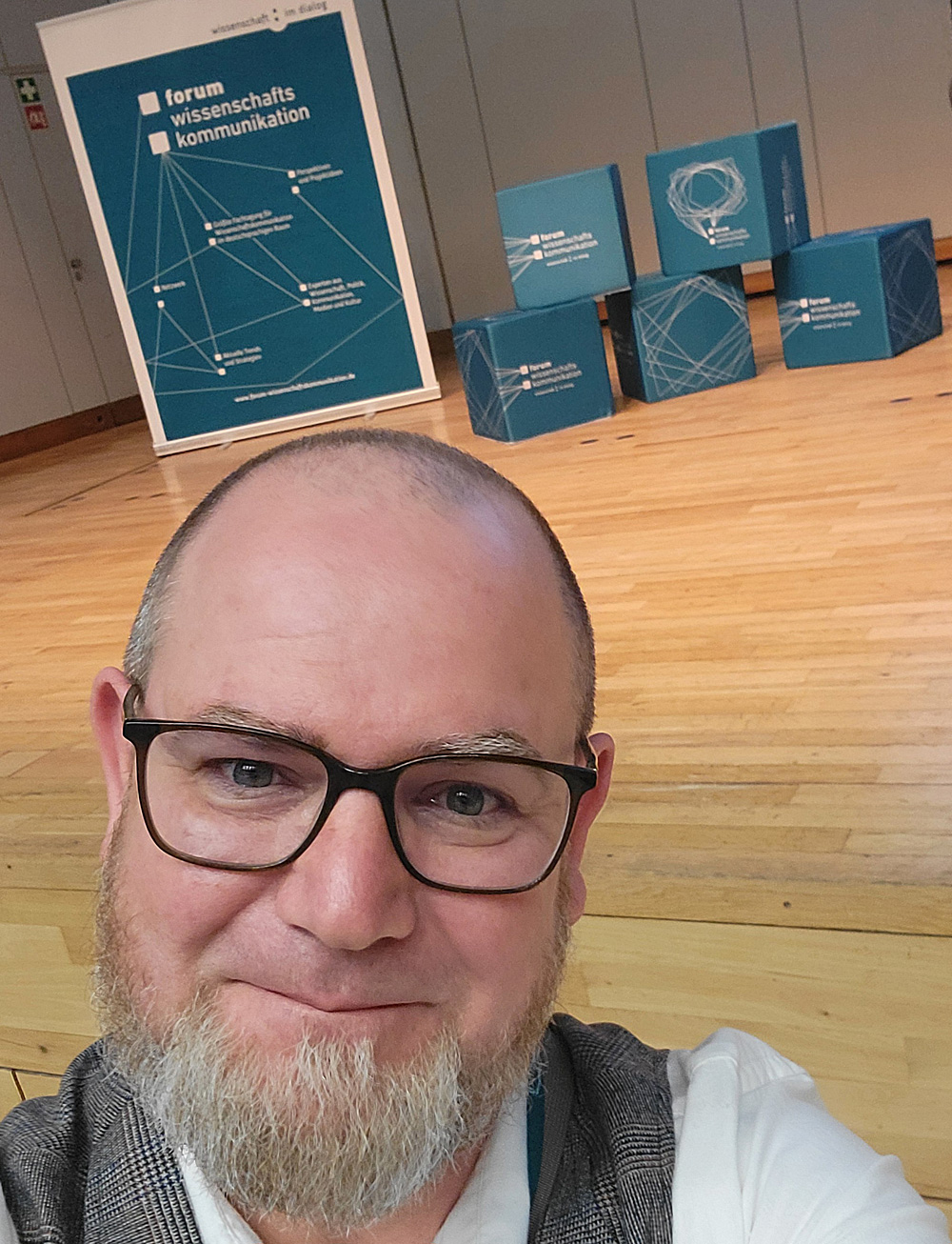 Christoph Tautscher auf dem Forum Wissenschaftskommunikation 2025