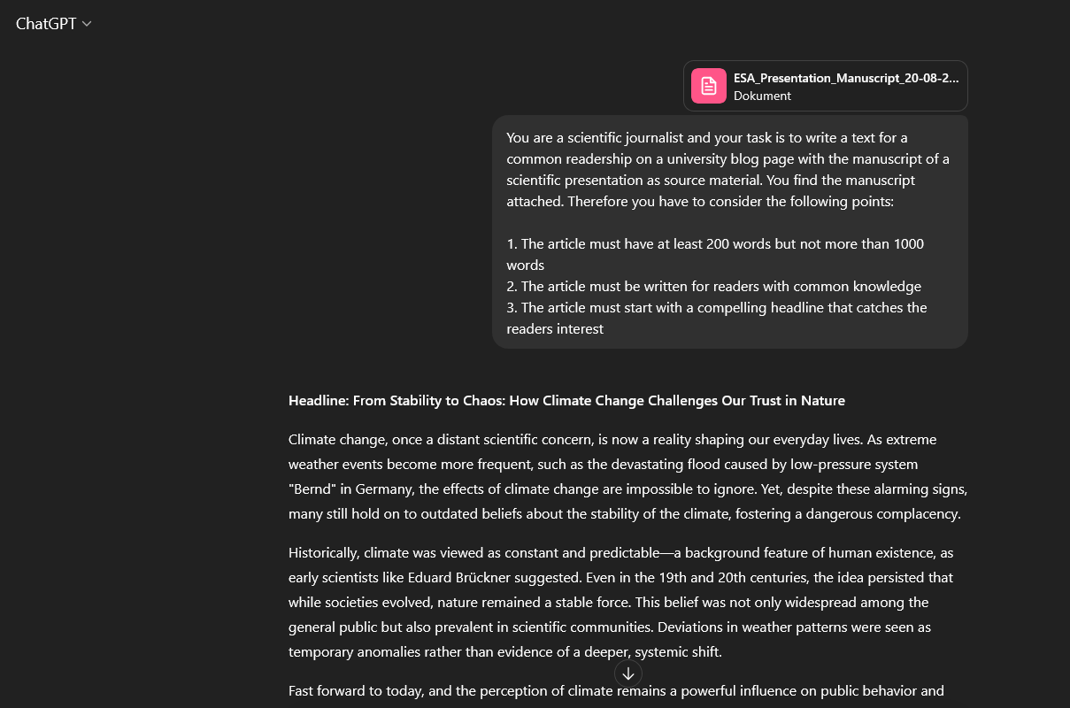 Screenshot - ChatGPT