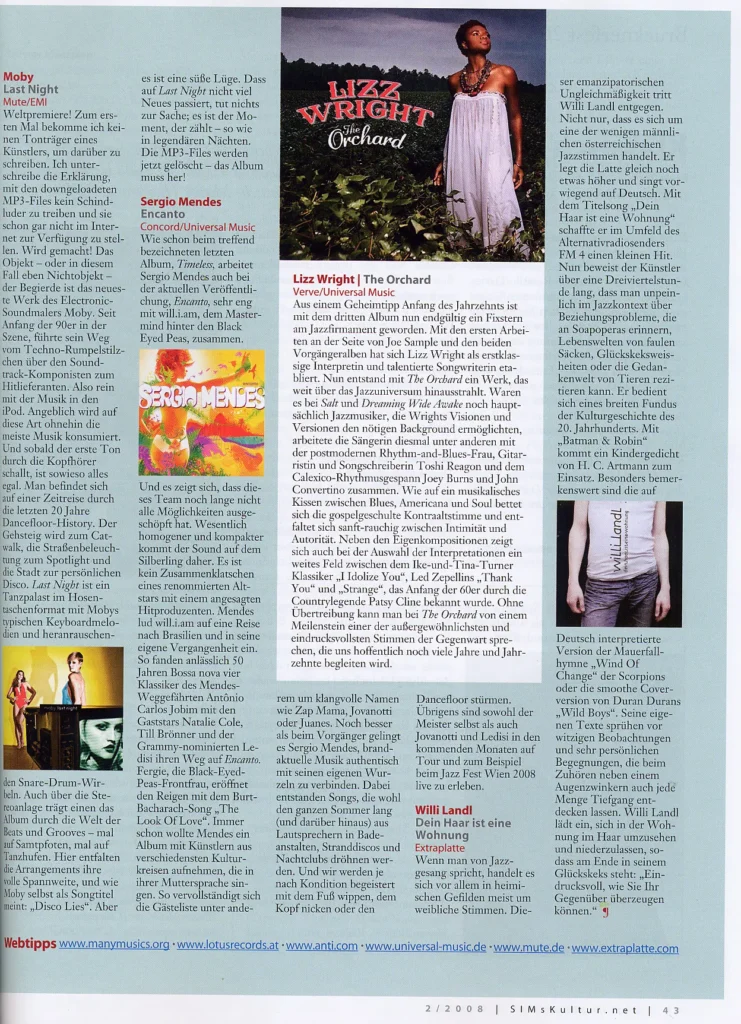 CD-Kritiken SIMSkultur Magazin Best Of 2008 - Seite 2