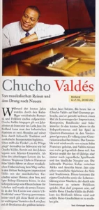 WOHIN... in Wien - Chucho Valdez