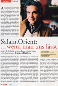 WOHIN... in Wien - Salam Orient 2006