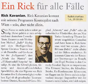 WOHIN... in Wien - Rick Kavanian