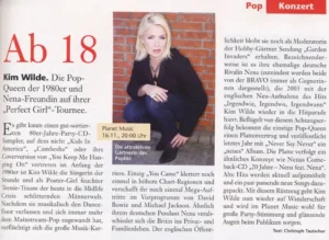 WOHIN... in Wien - Kim Wilde