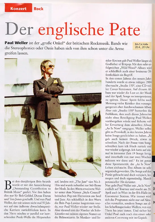 WOHIN... in Wien - Paul Weller